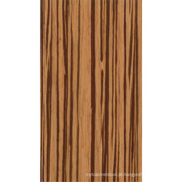 Porta do armário de cozinha (placa de grão de madeira brilhante UV) (ZH-3946)